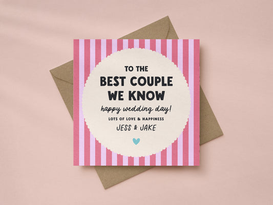 The Best Couple Card