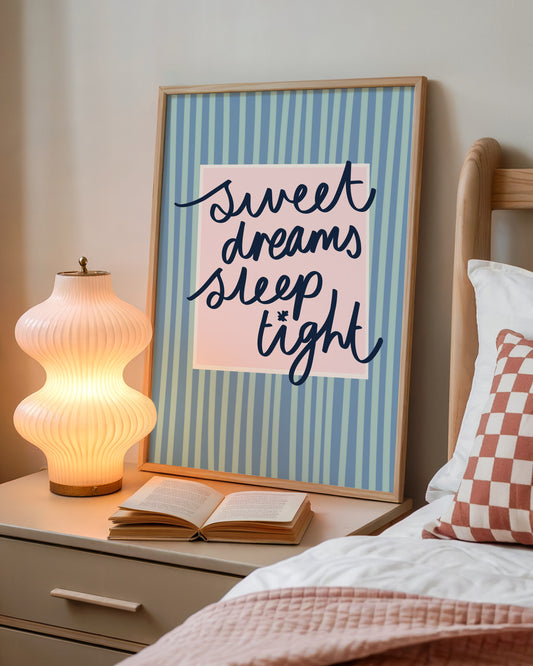 Sweet Dreams Striped Print