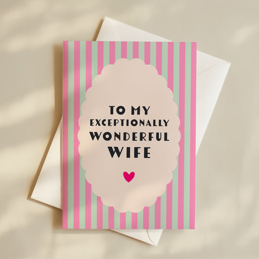 Wonderful Wife Card
