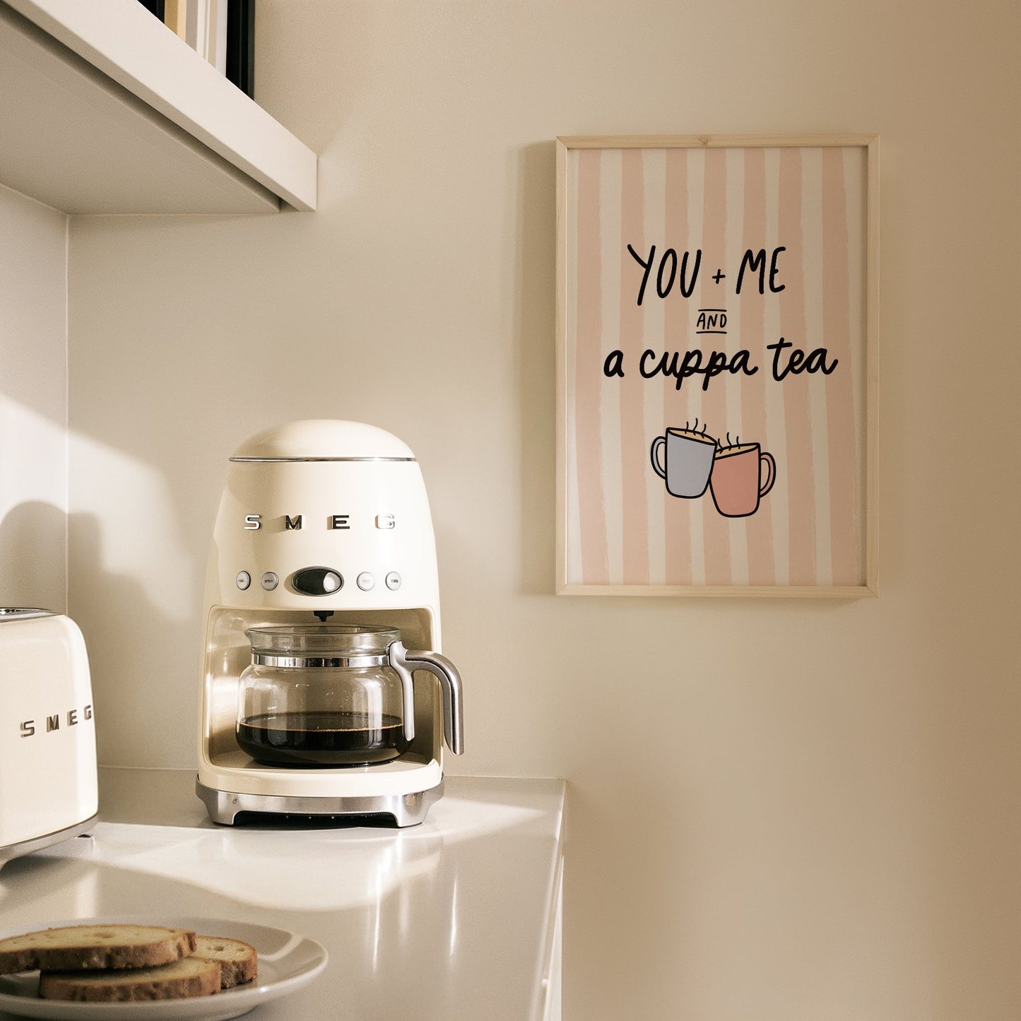 You, Me & A Cuppa Tea Print