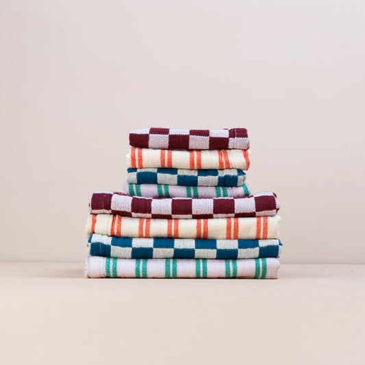 Cotton Check Hand Towel