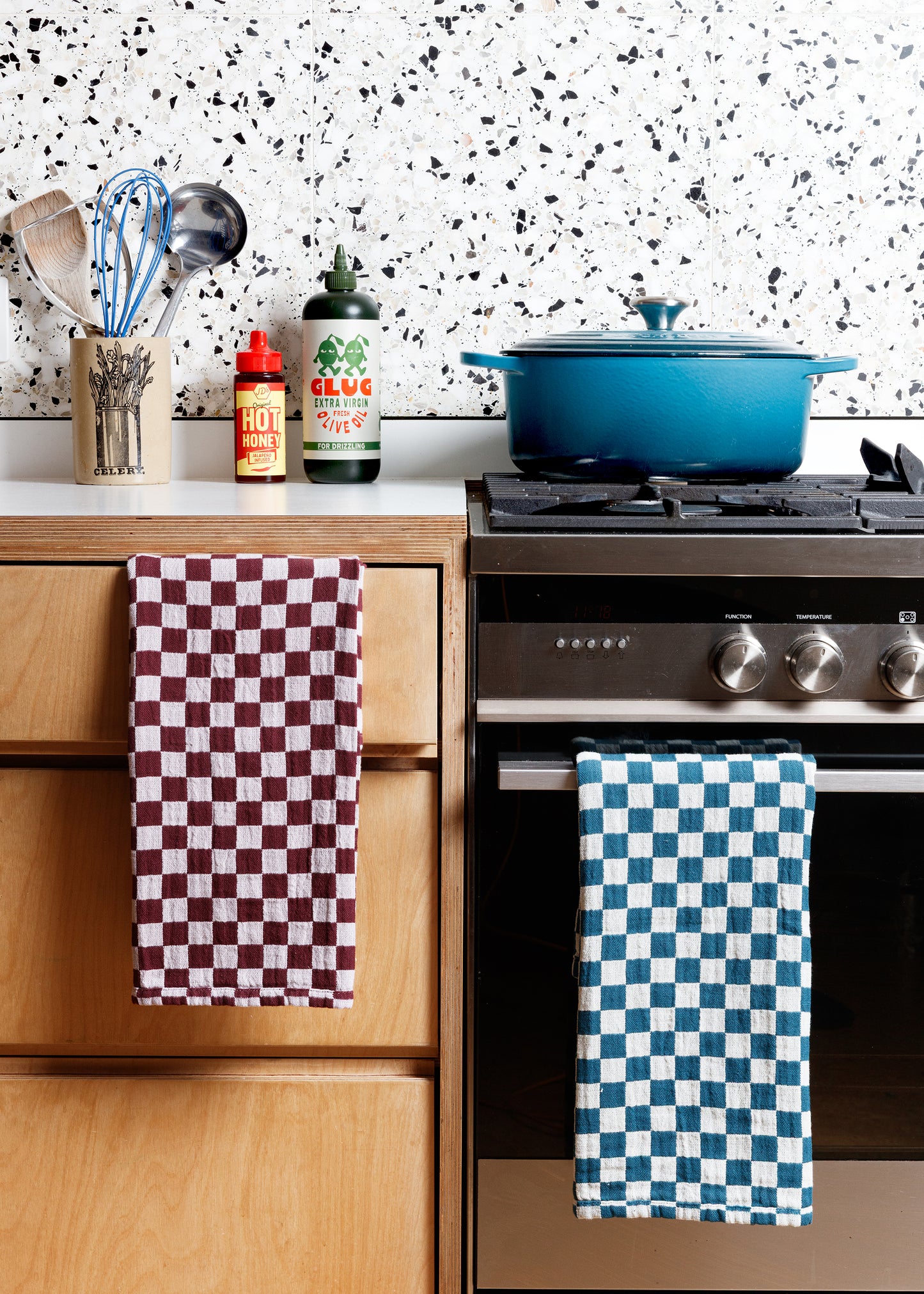 Cotton Check Hand Towel