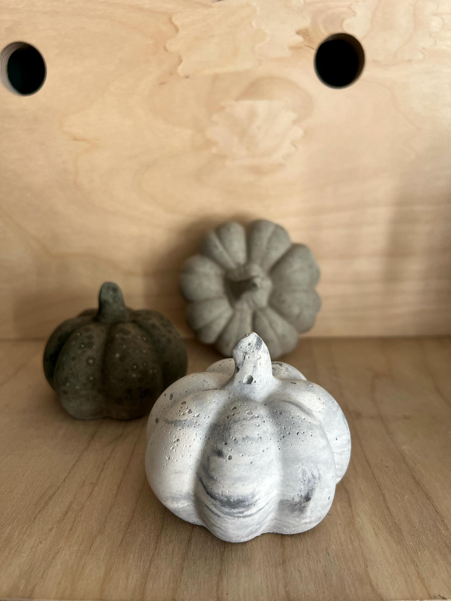 Concrete Pumpkins